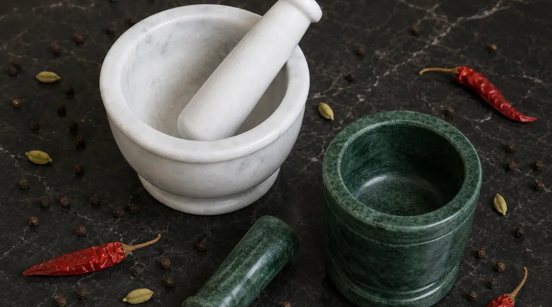 Marble Mortar and Pestle — Why Every Indian Kitchen Needs One
