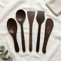 NIVA_Palm Wood Kitchen Spatula & Spoon - Set of 5