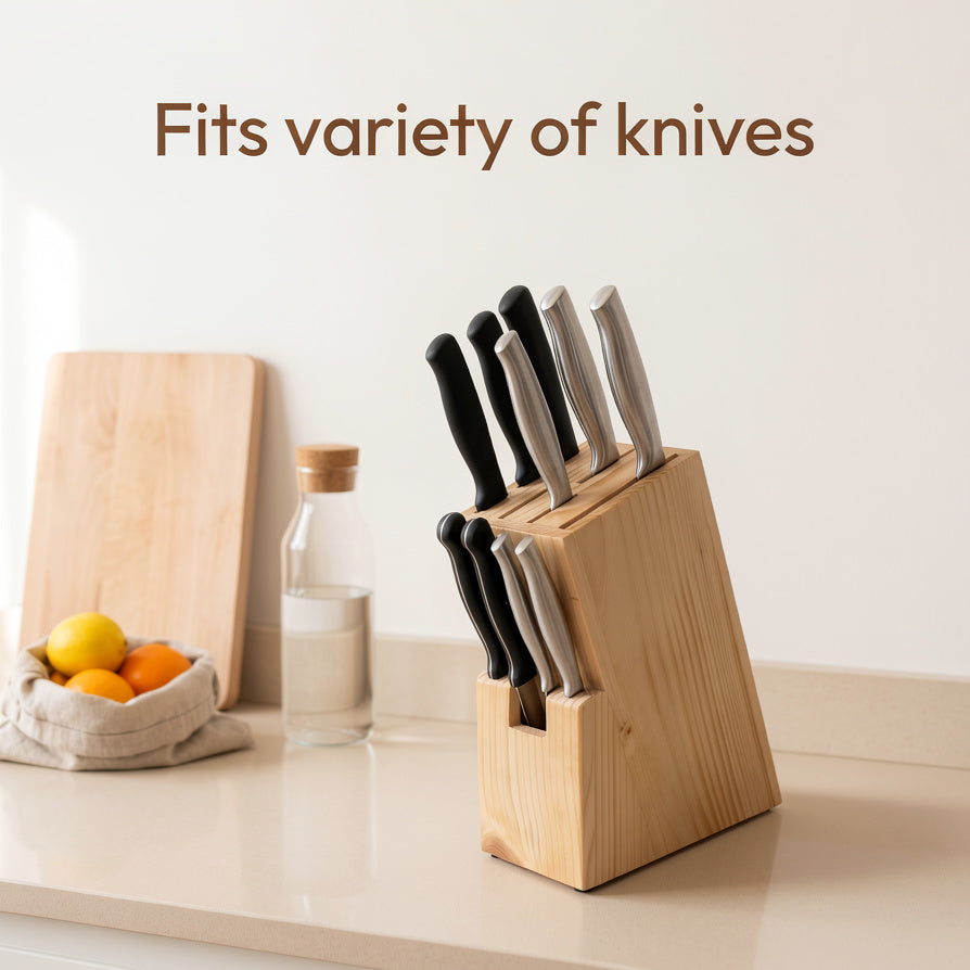 NIVA_Pine Wood Knife Holder