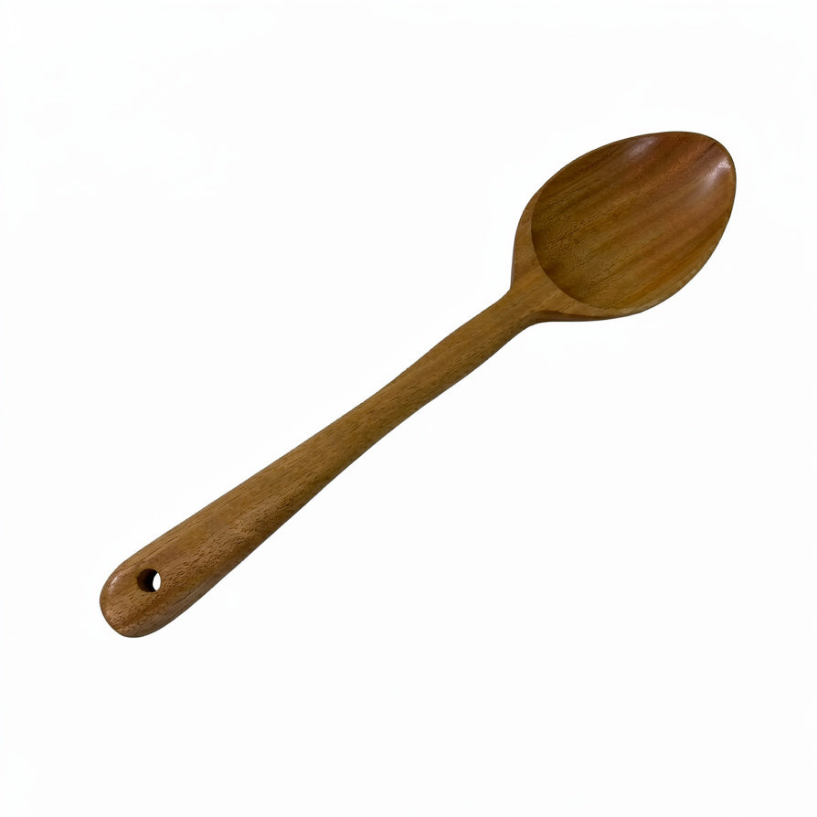 NIVA_Wooden Serving Spoon (Large)-Neem Wood [Serving | Saute | Kitchen Use]