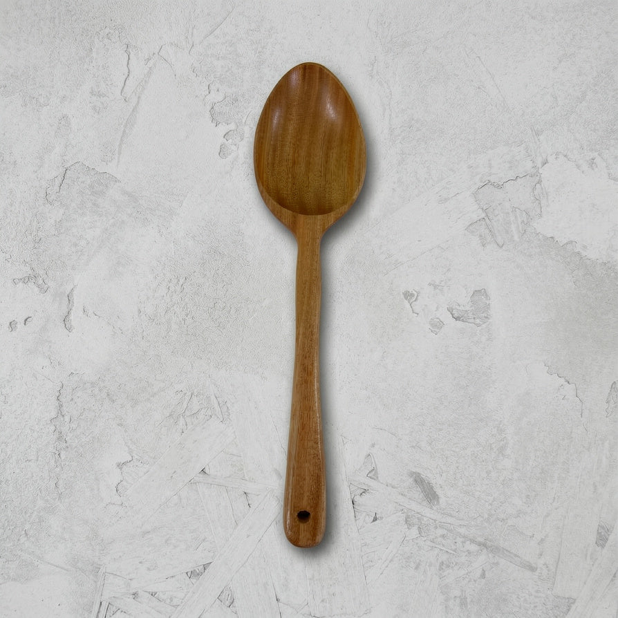 NIVA_Wooden Serving Spoon (Large)-Neem Wood [Serving | Saute | Kitchen Use]