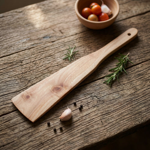 NIVA_Dosa Spatula (Flat Turner)-Neem Wood [Kitchen Use]