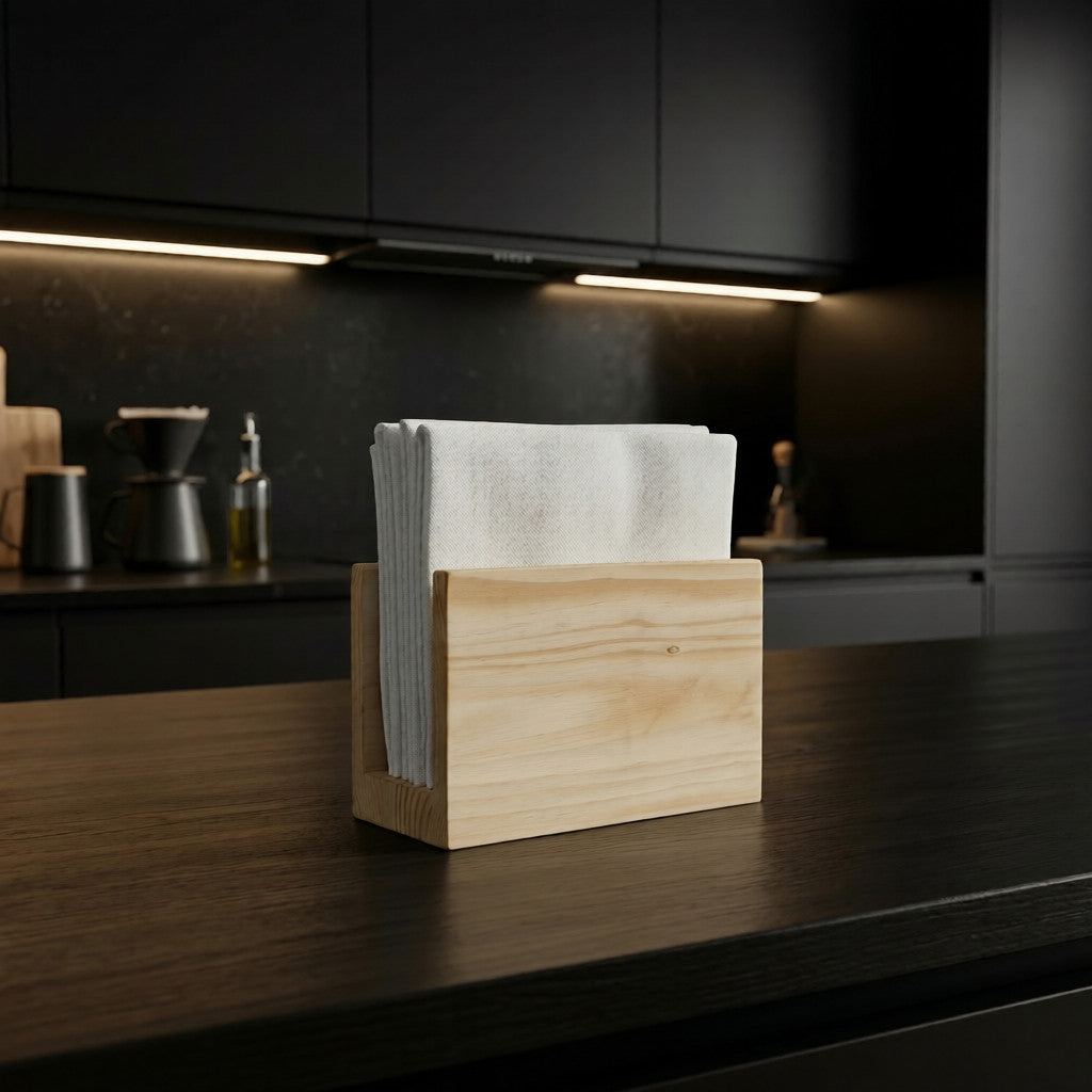 NIVA_Pine Wood Tissue Paper Holder