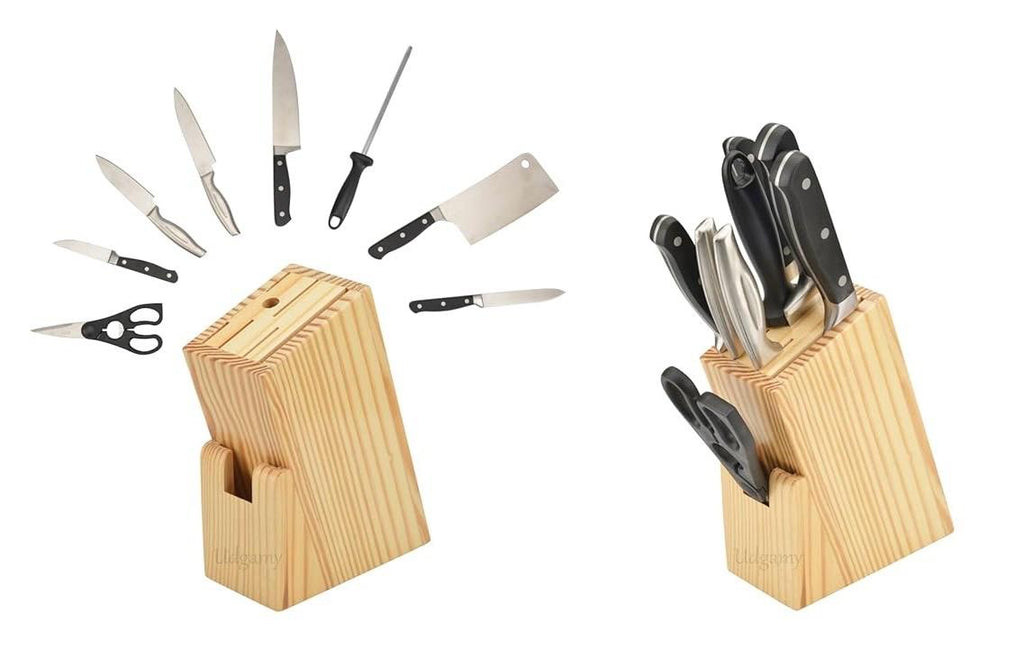 NIVA_Pine Wood Knife Holder