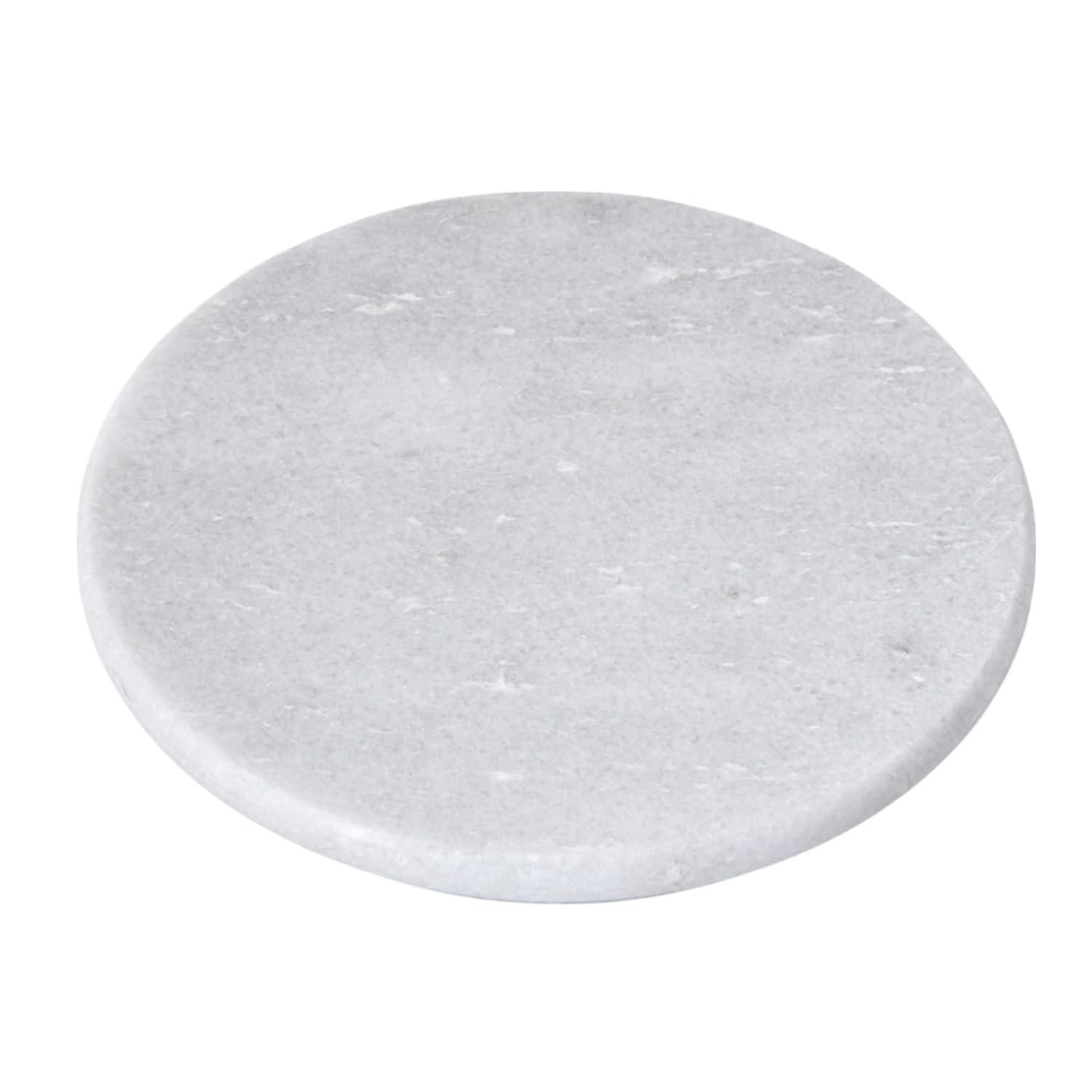 NIVA_White Marble Chakla & Wooden Belan Set